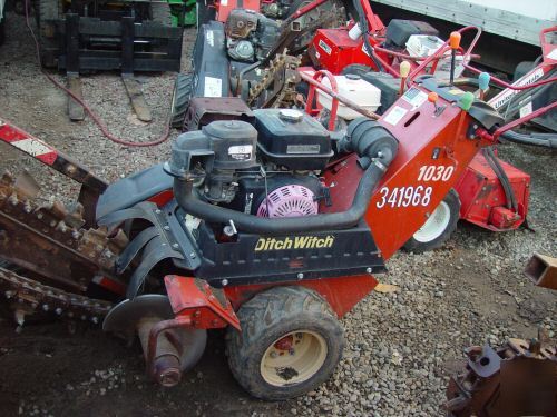 Ditch witch 1030H walk behid trencher 1030 digger