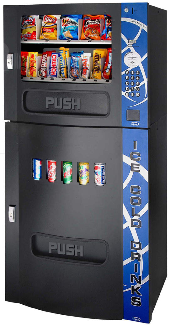 Hf 2500 Soda And Snack Combo Combination Vending Machine